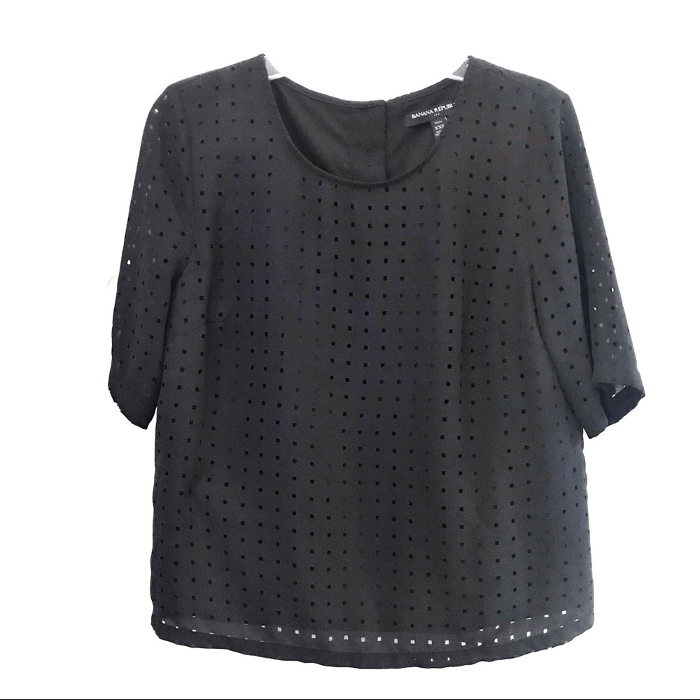 Banana Republic Navy Blouse